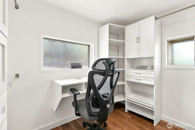 Office and shelves