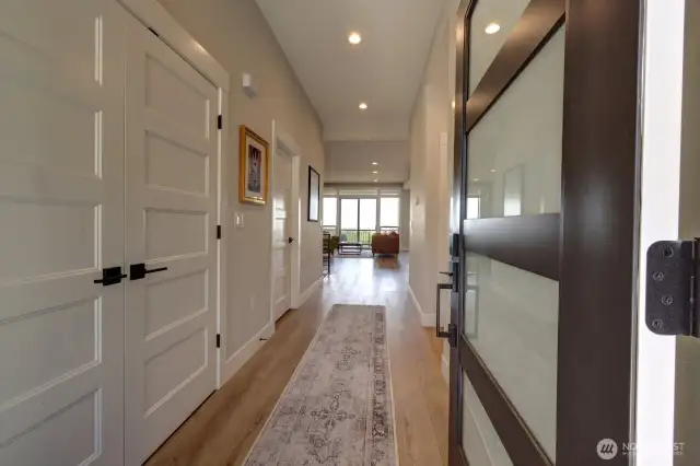 Follow the hallway to the  great room!