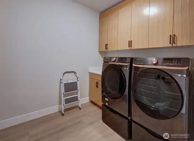 Utility room on main level