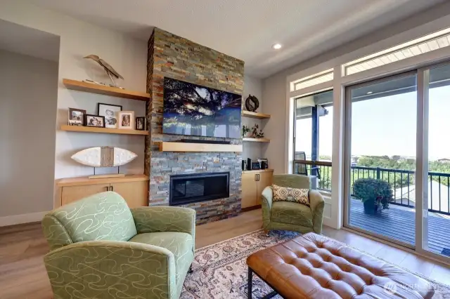 Living Room on Main Level with Ocean View