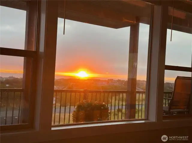 Sunset View from Primary Bedroom