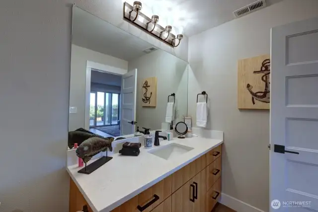 Full Bath on Lower Level