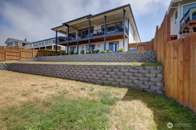 Terraced Back yard