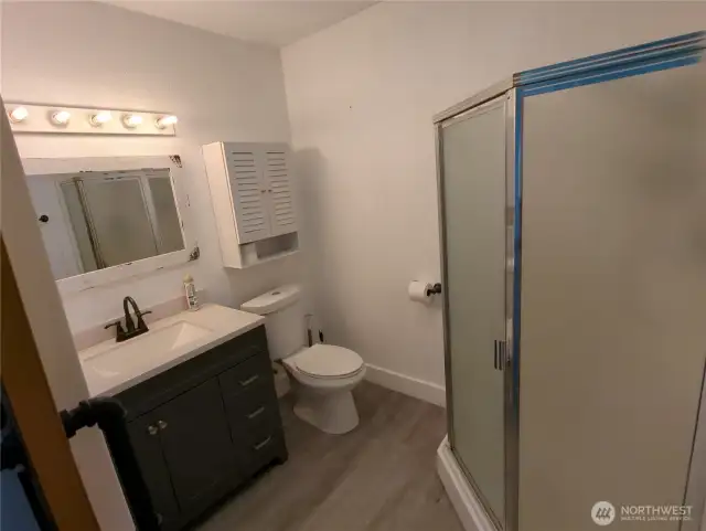 Second Story bathroom with shower.