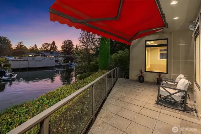 Relax outside of the  deck off the Living room