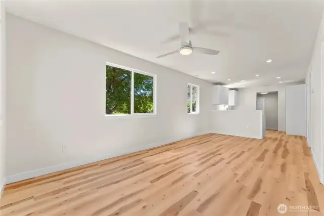View back toward kitchen