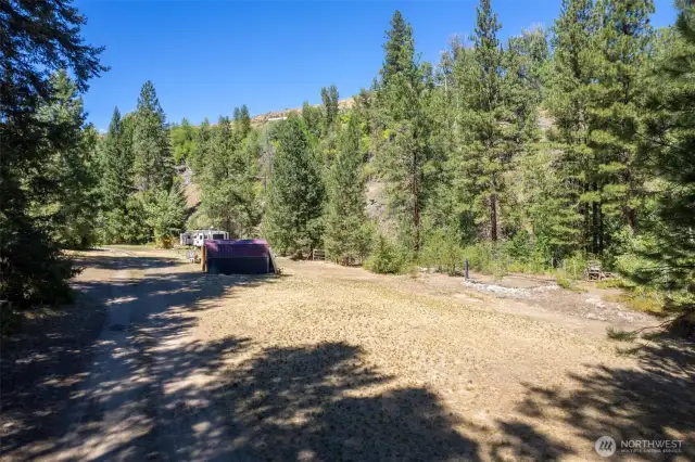 The largest clearing of mowed lawn and garden was once the site of a 1930s era Civilian Conservation Corps camp.