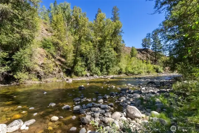 Cast your line in a series of small pools up or down river.