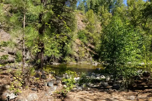 The remains of stone walls are reminders of the Civilian Conservation Corps Days - nearly 100 years ago!