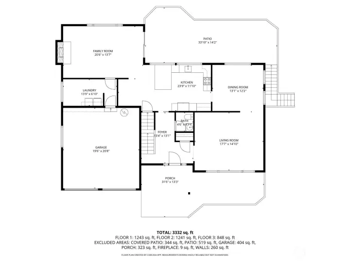 Lower Floor plan.