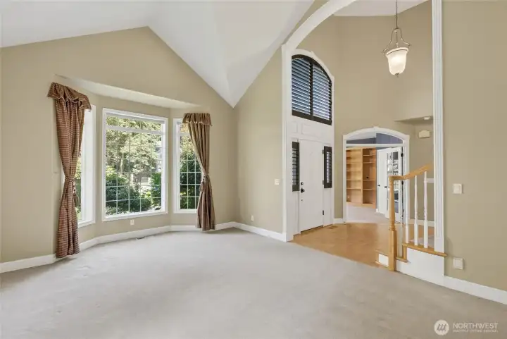 Formal Living, high ceilings