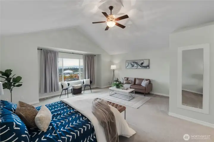 Plenty of room for your reading nook, workout space, or sitting area.