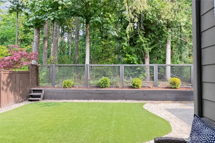 Trex decking (shed is office)