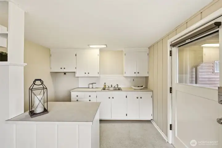 Prep snacks, pour coffee, or entertain with ease—your secondary kitchen space