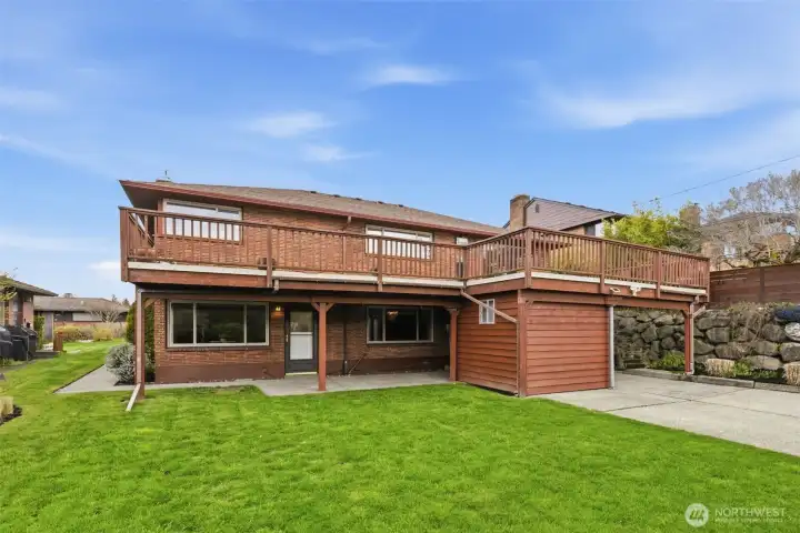 Expansive decks perfect for morning coffee or afternoon sunsets