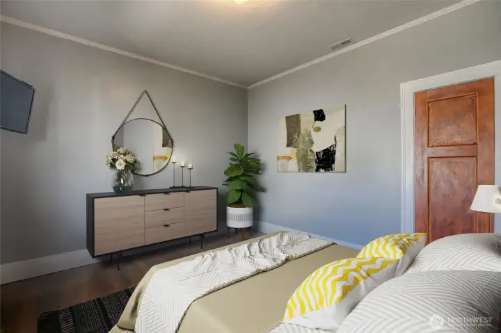 Bedroom #2, virtually staged