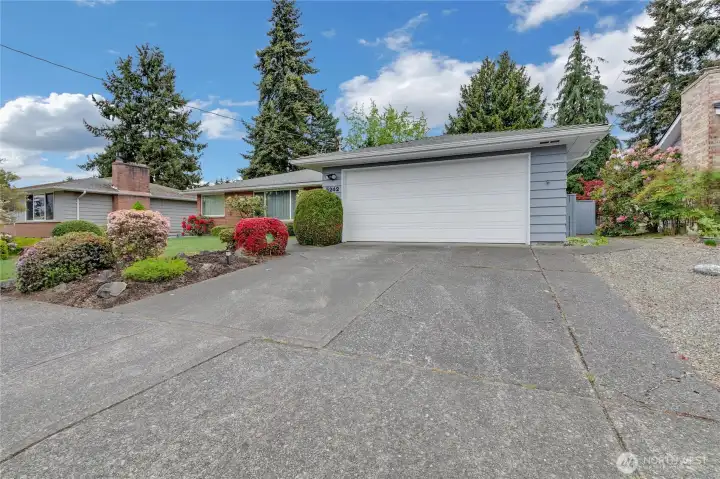 Good off street parking and two car attached garage.