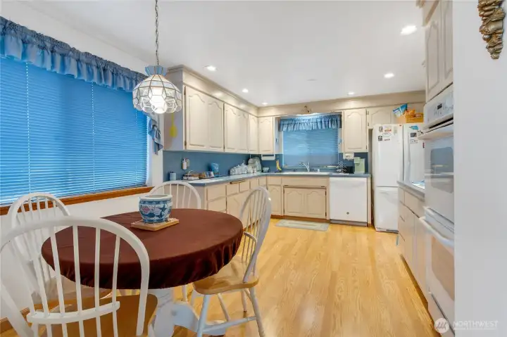 Kitchen from dining room