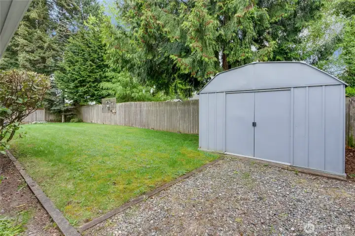 Backyard shed
