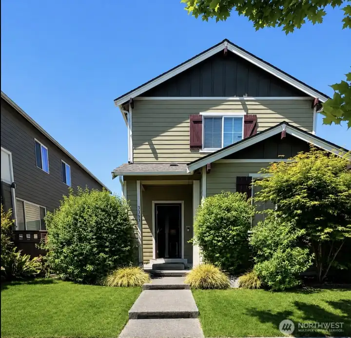 A stunning first impression begins here, with lush landscaping, timeless design, and a setting that feels both private and connected.