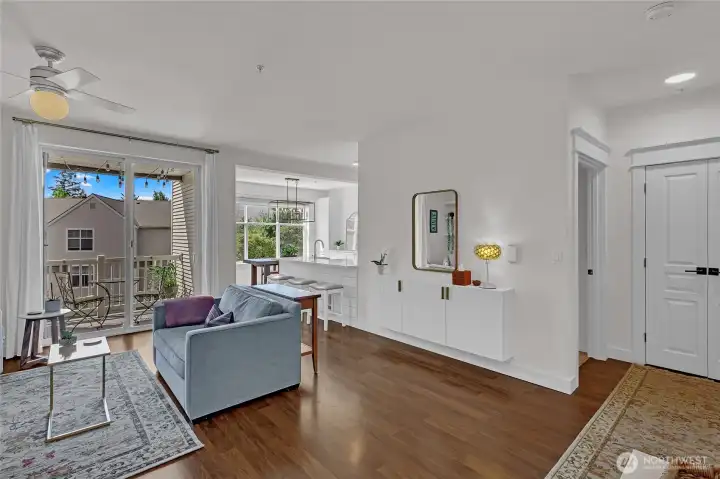 Open concept floorplan