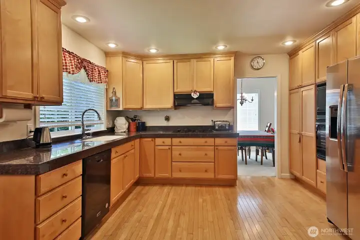 Kitchen coming off the formal dining area