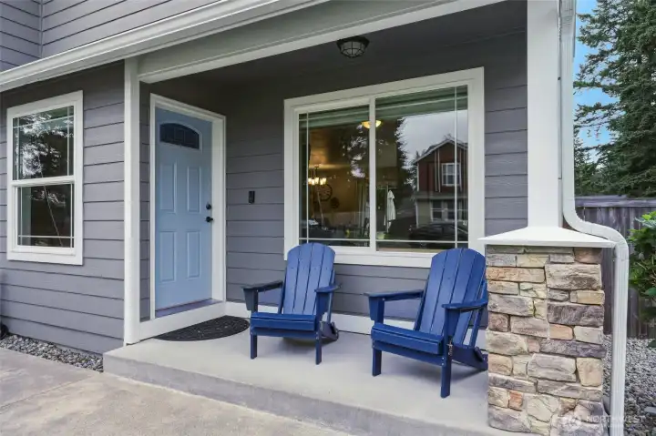 From the robin's egg blue door to the quality exterior paint and well-maintained siding/roof, the exterior of this home is sure to please. From the robin's egg blue door to the quality exterior paint and well-maintained siding/roof, the exterior of this home is sure to please.