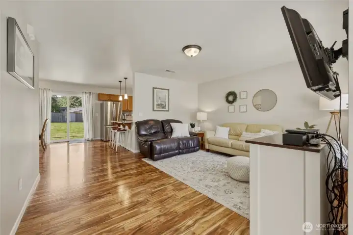 An open floor plan allows for great connection and conversation in a warm and inviting atmosphere. An open floor plan allows for great connection and conversation in a warm and inviting atmosphere.