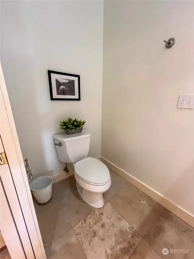 Primary Suite Toilet-space shared with Shower