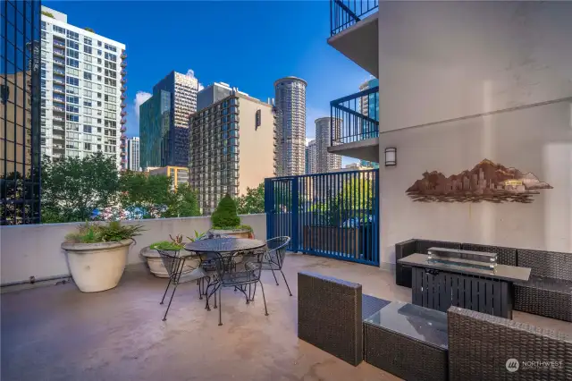 Community Patio and Pool Area