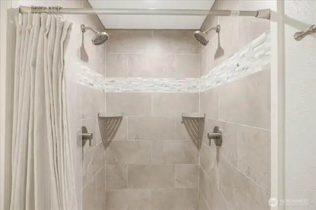 Lower bathroom shower