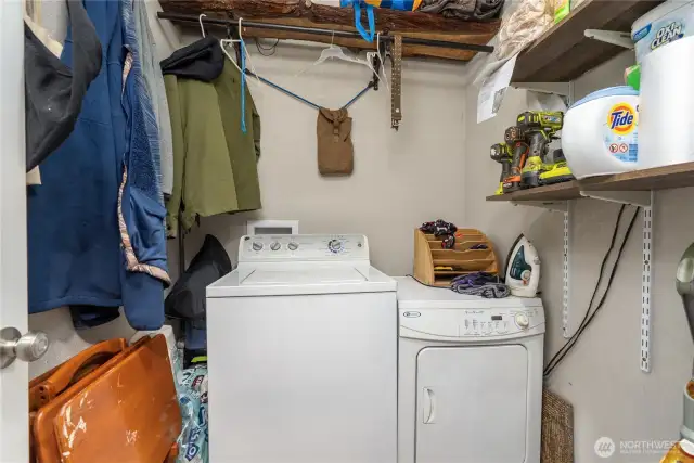Laundry with area for storage