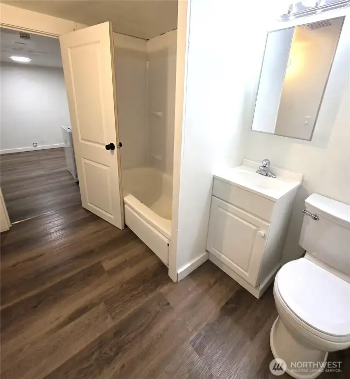 Second full bath, downstairs