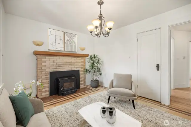 Sitting Room or could be Formal Dining Room? - virtually staged