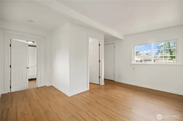 Main Floor Primary Bedroom option