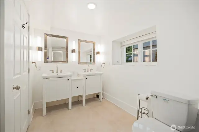 ADU Bath - walk in shower right of toilet