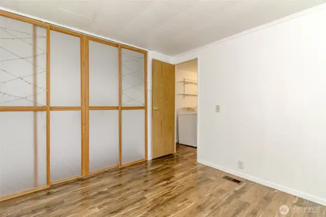 Bedroom 1 with a large closet