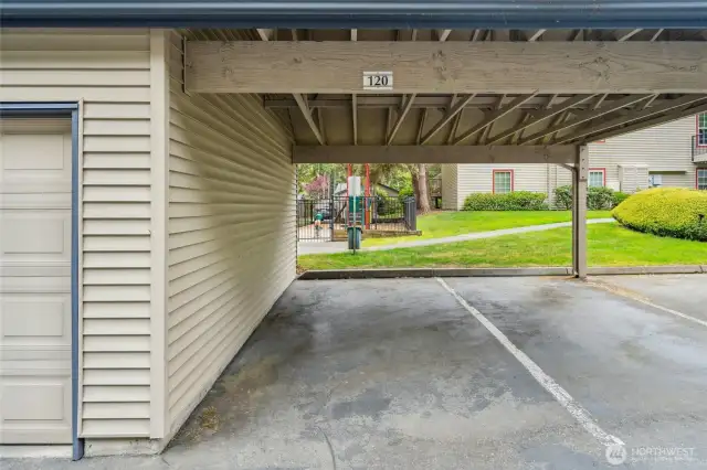 One of TWO Parking Spaces