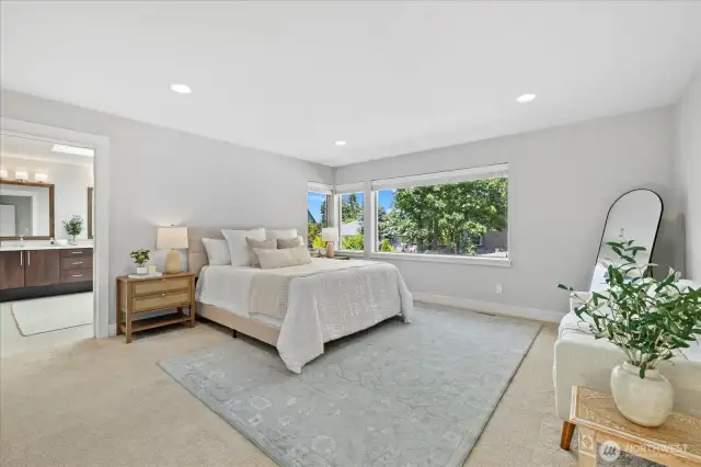 Retreat to your 2nd fl. primary suite with a lovely view of sunset skies.