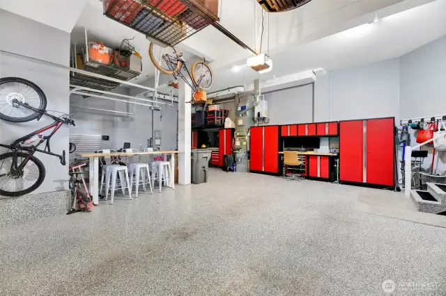 Custom Garage Flooring & Shelving
