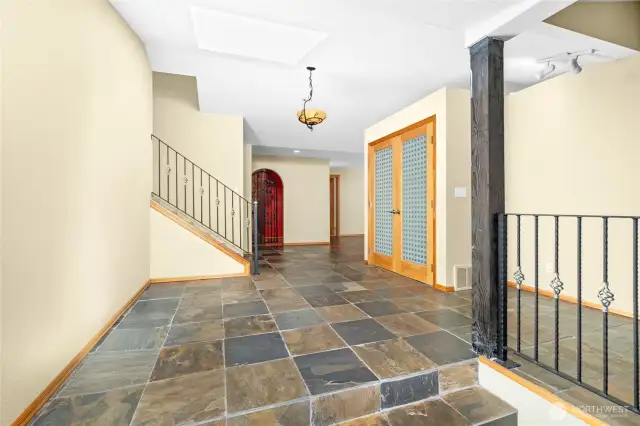Spacious living room to kitchen to dining.