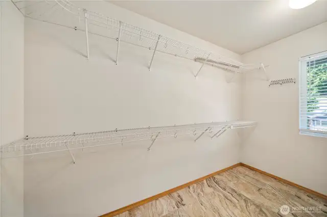 huge walk-in closet