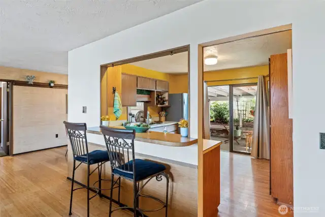 The Kitchen is the centerpiece of this home!