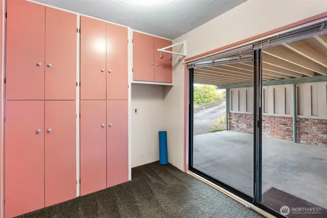 This room offers so many possibilities. A huge primary bedroom closet? A great office with its own separate entrance? An epic craft room with amazing storage? You name it!