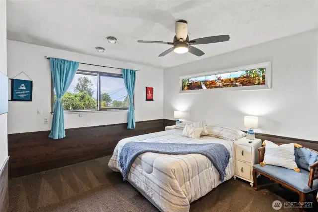 This room is on the other end of the home from the other two bedrooms and can be used as a primary bedroom with a half bath and HUGE closet or a bonus room for whatever you can think of!