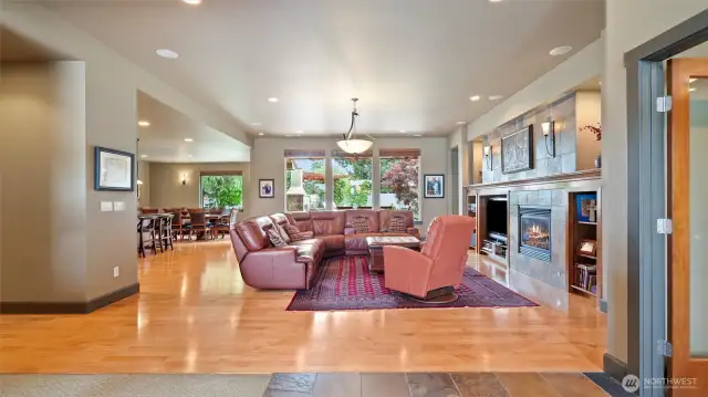 Maple hardwood floors