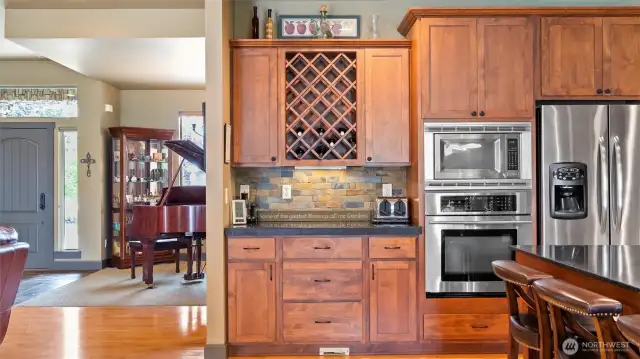 Second Oven, Wine Rack