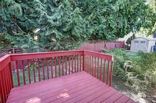 relax and entertain on your private deck