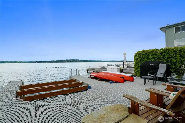 Easily store your kayaks, SUPs and other small watercraft toys so you're ready for play on the water!