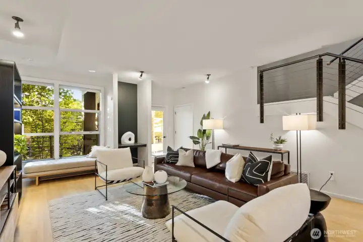 The open flow of the main level is perfect for daily life or hosting gatherings of any size.